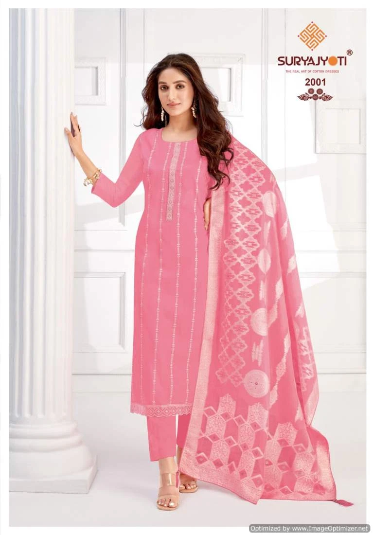 Suryajyoti Khanak Advance Vol 2 Jaam Satin Wholesale Fancy Salwar Suit Catalog — Wholesale Salwar Suits, MPA wholesale from Surat - Gallery Image 6